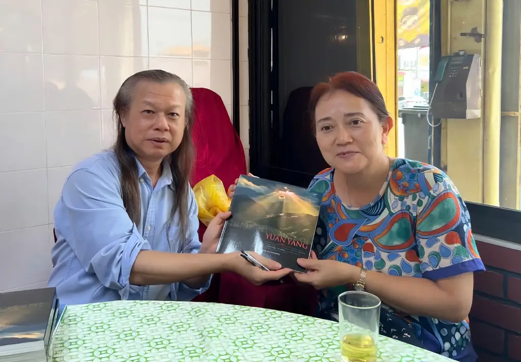Aoi Sugahara and Steve Chong visiting Bahau