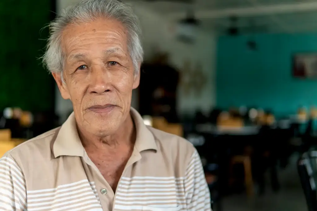 Portrait of village elder Chen Tian Teck